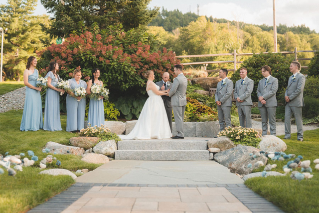 Valley Wedding Garden Ceremony